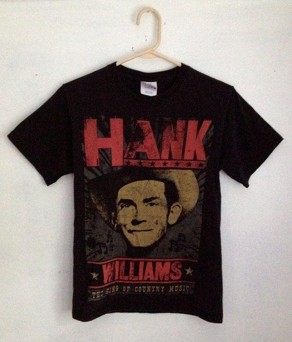 Vintage Hank Logo - Vintage Hank Williams T Shirt | RockNRoll Music and Cult Movies t ...