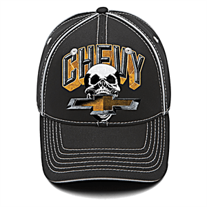 Chevy Skull Logo - Chevy Skull Cap