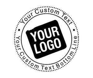 Custom C Logo - Custom Logo Address Stamp 110 C