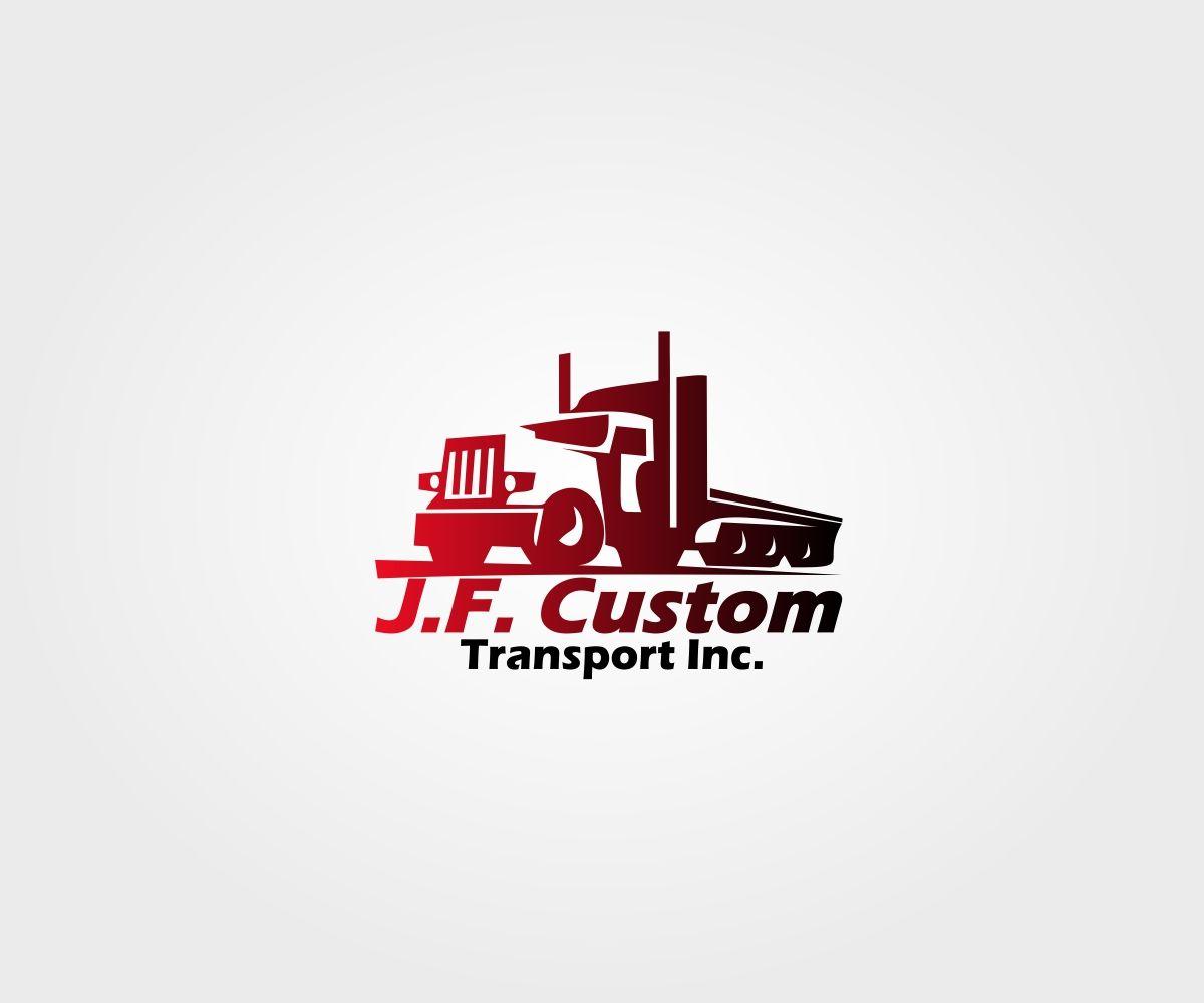 Custom C Logo - Snow Removal Logo Design for J.F. Custom Transport Inc. by quattro+C ...