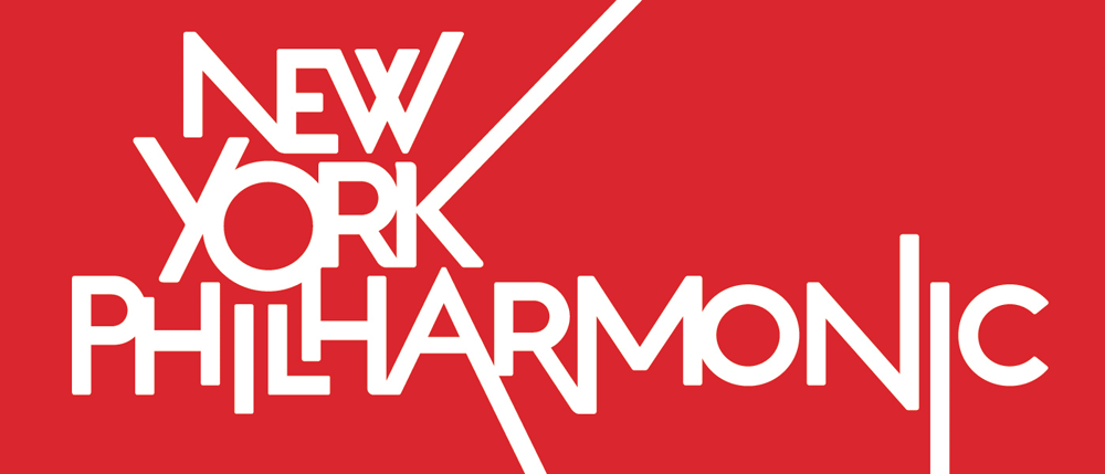 NYC Red Line Logo - Brand New: New Logo for New York Philharmonic