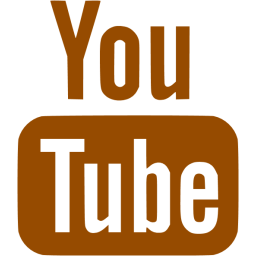 Brown YouTube Logo - Brown youtube icon - Free brown site logo icons
