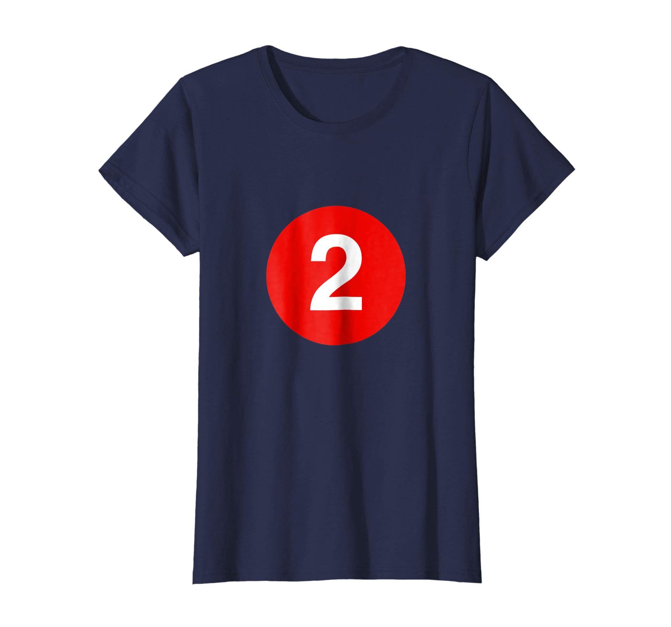 NYC Red Line Logo - Amazon.com: 2 Line - NYC Subway Train Shirt: Clothing