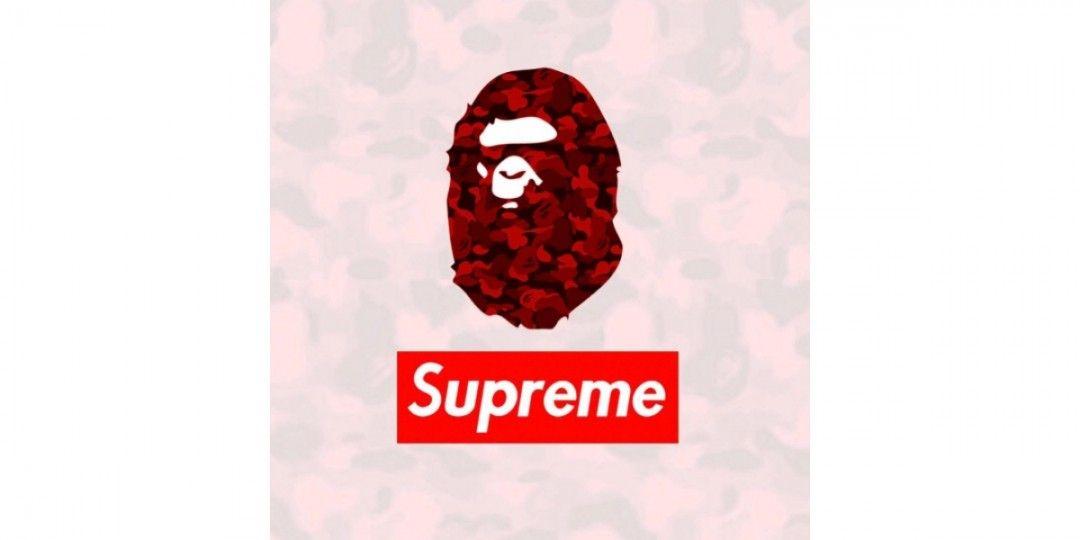 Bathing Ape Supreme Logo - Supreme x bape box Logos