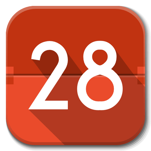 Calendar App Logo - Apps Calendar Icon | Flatwoken Iconset | alecive