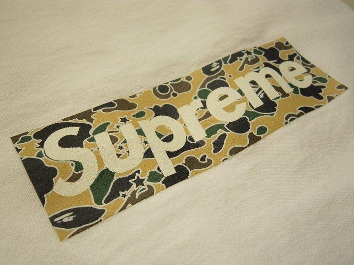 Bathing Ape Supreme Logo - Supreme x A Bathing Ape Box Logo Tee: LA MAP