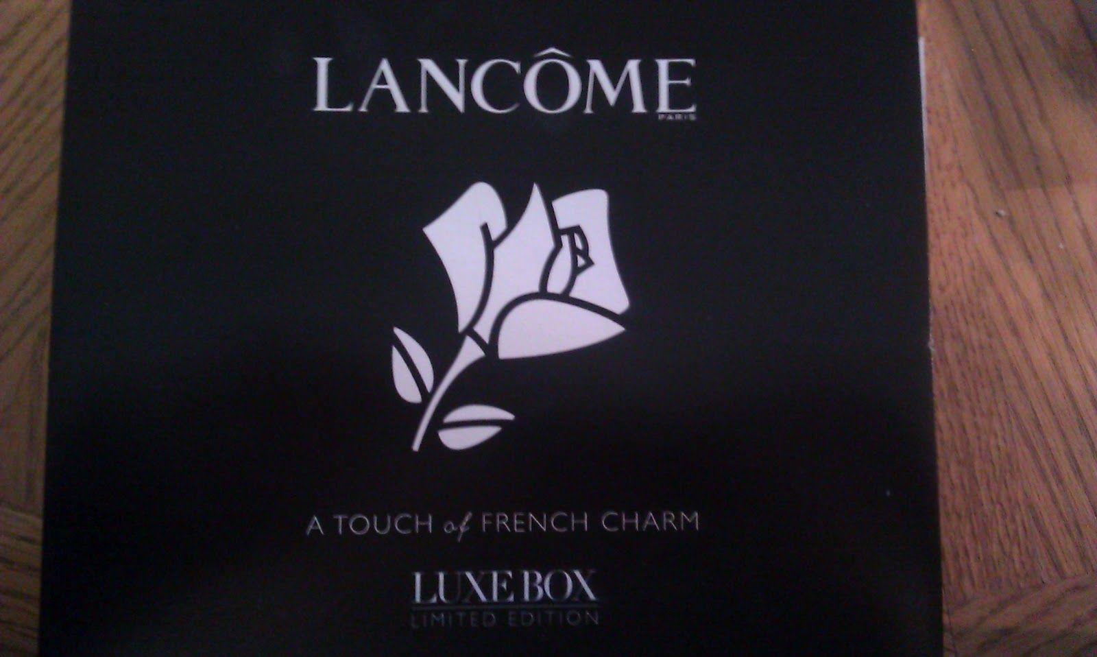 Lancome Flower Logo - Crazed and Caffeinated Beauty: Lancome Luxe Box by Loose Button ...