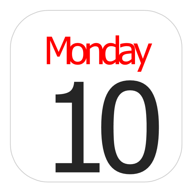 Calendar App Logo - Free Ios Calendar Icon 6358 | Download Ios Calendar Icon - 6358