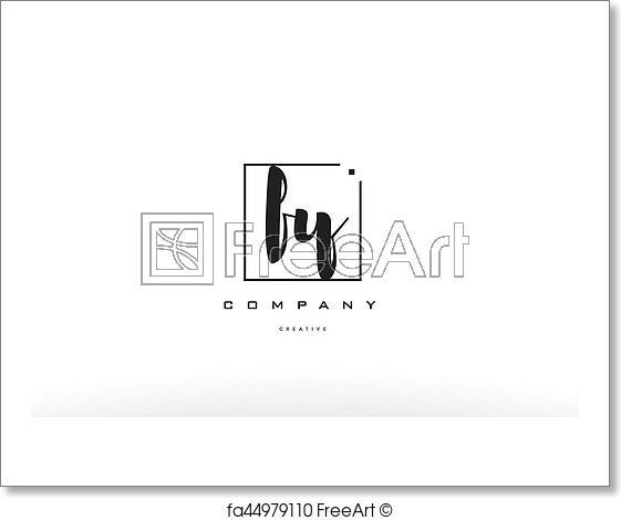 Square Company Logo - Free art print of Fy f y hand writing letter company logo icon ...