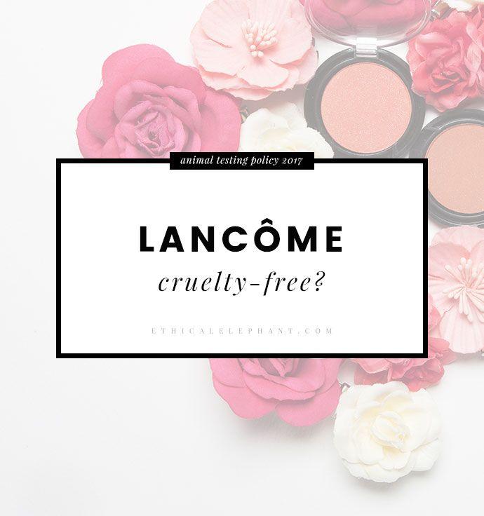Lancome Flower Logo - Does Lancôme Test On Animals?