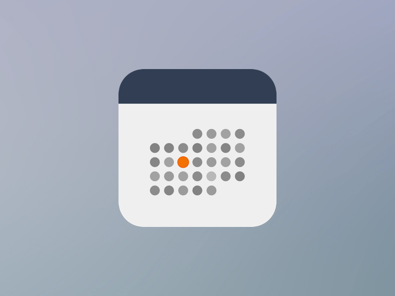 Calendar App Logo - Calendar app icon | Mobile UI Examples | App icon, App, Calendar app