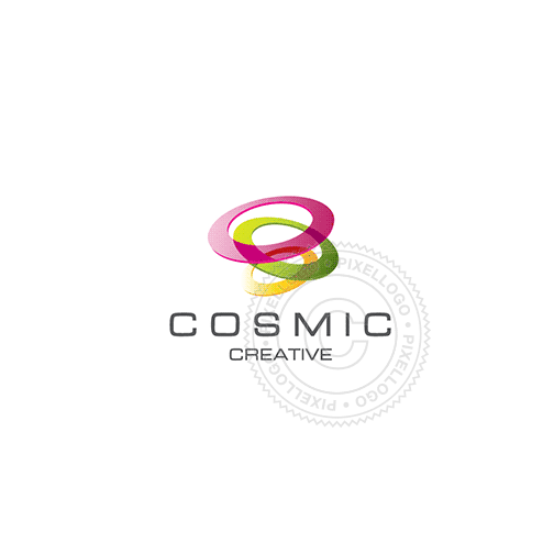 3 Rings Logo - Cosmic Rings Logo Design spinning rings