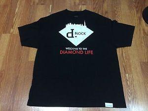 Diamond Supply Co D-Logo Logo - Diamond Supply Co. x D Block Tee Shirt RARE Jadakiss