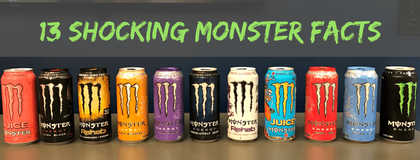 Black and White Monster Logo - Insane Monster Energy Drink Facts