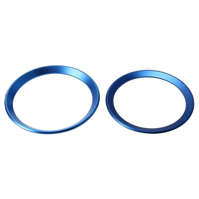 3 Rings Logo - 2 PCS / Set Zinc Alloy Steering Wheel Decoration Ring Sticker Logo ...