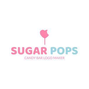 Candy Company Logo - Placeit - Candy Bar Logo Template with Cake Pop Graphics