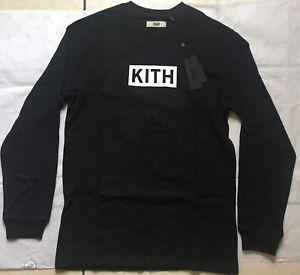 Kith Box Logo - KITH Box Logo LONG SLEEVE Black Sz S-M-L IN STORE ONLY Monday ...