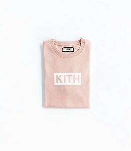 Kith Box Logo - Kith Box Logo Tee Size Large Pink Sold Out Supreme Bape 2017 | eBay