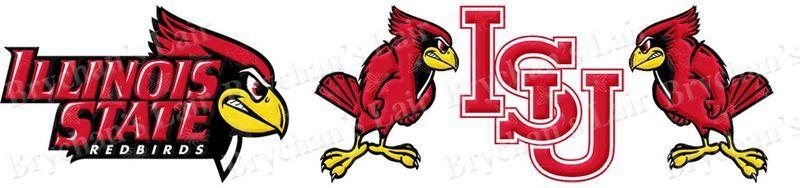 ISU Redbird Logo - Illinois State University Redbirds No1 USA Made Grosgrain Ribbon ...