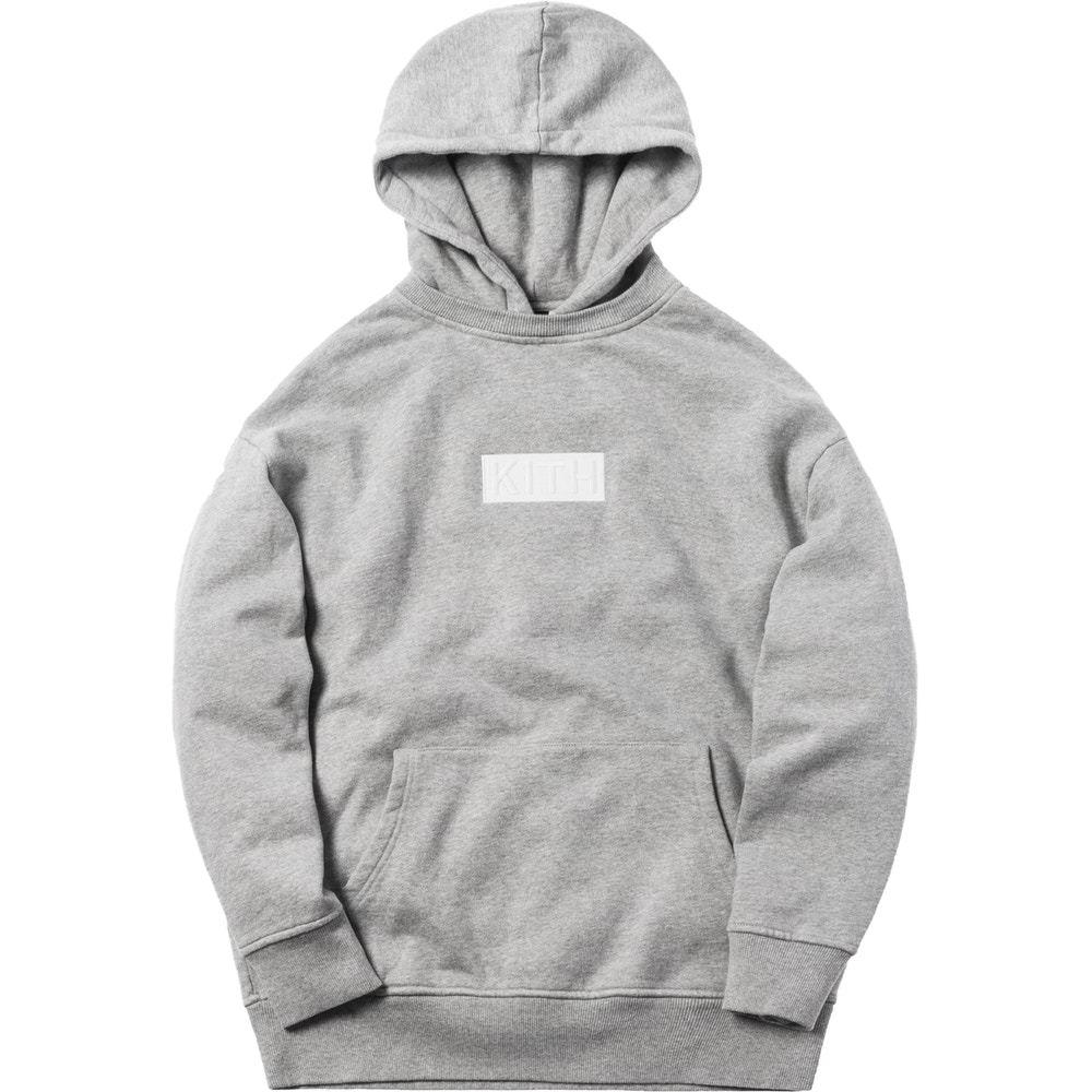 Kith Box Logo - KITH - BOX LOGO HOODIE (ASH GREY) | KXSTART LAS VEGAS