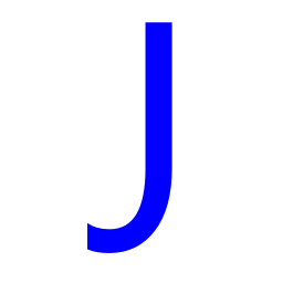 Blue Letter J Logo - Free Blue Letter J Icon Blue Letter J Icon