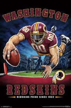 NFL Redskins Logo - Redskins Logo And Theme Art Items – Sports Poster Warehouse
