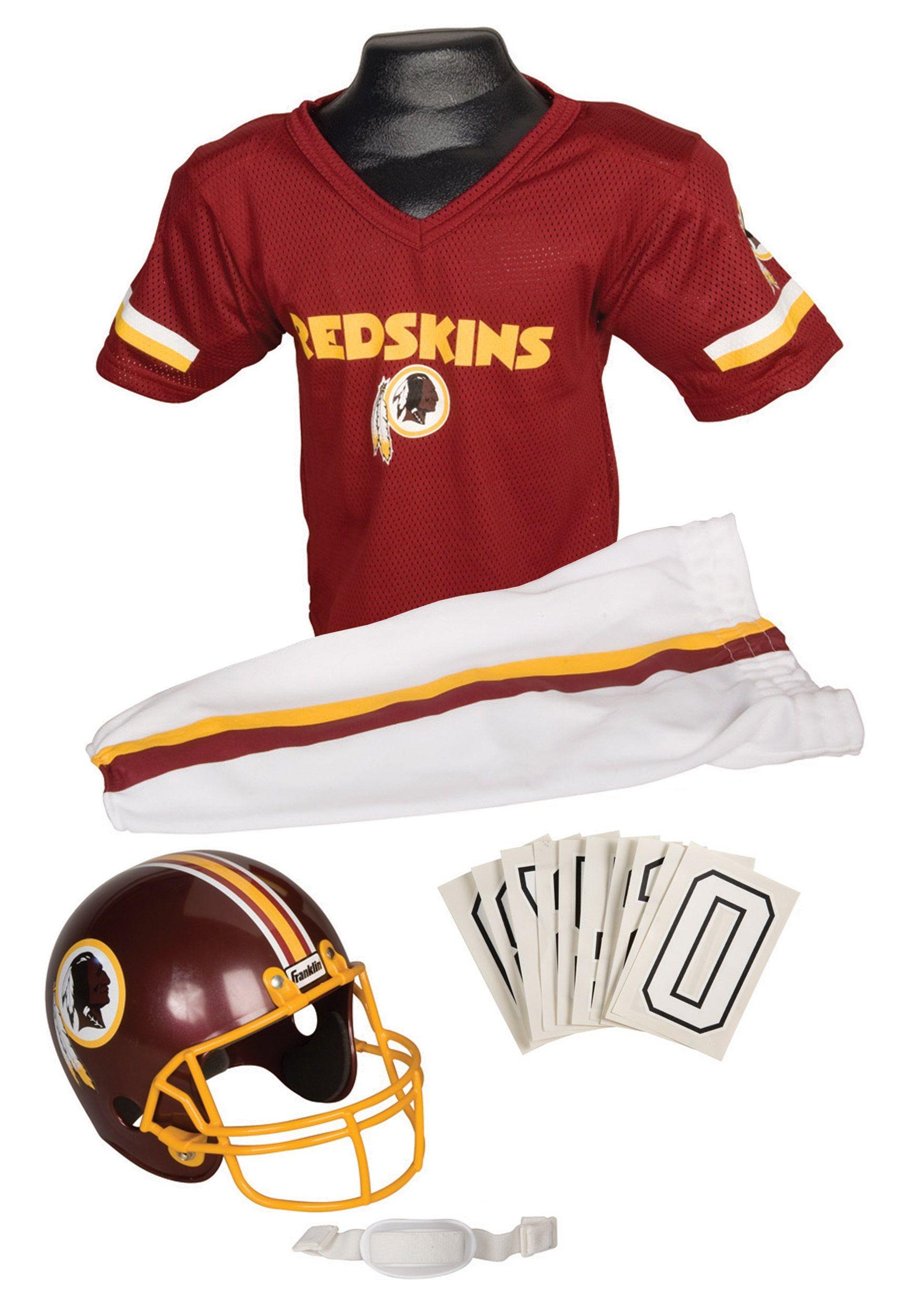 NFL Redskins Logo - Kids NFL Redskins Uniform Costume