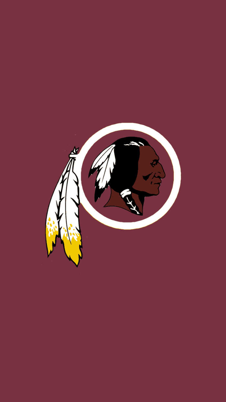 NFL Redskins Logo - Minimalistic NFL background (NFC East). NFL Mobile Wallpaper