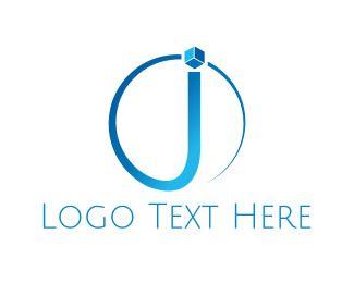 Blue Letter J Logo - Simple Logos. Best Simple Logo Maker