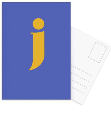 Blue Letter J Logo - Blue Letter J as Poster by JUNIQE | JUNIQE UK