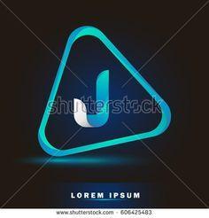 Blue Letter J Logo - 185 Best TYPOGRAPHY AND LOGO images | Image vector, Blue,, Letter