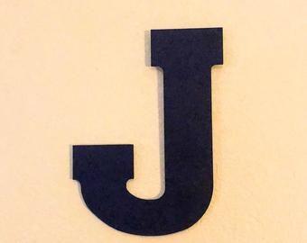 Blue Letter J Logo - Navy blue letter j