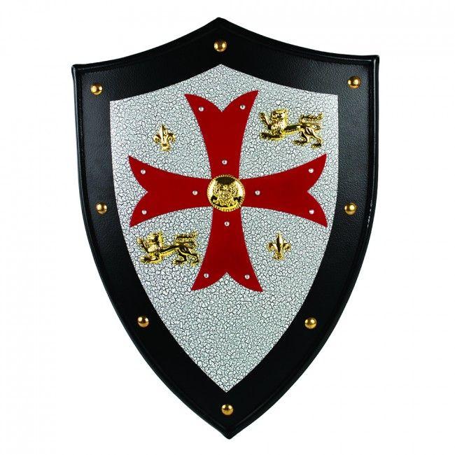Crusader Shield Logo - Wuu Jau Co, Inc - Knight's Templar Royal Metal Crusader Shield