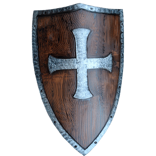 Crusader Shield Logo - Larp Crusader Shield Wood and Metal