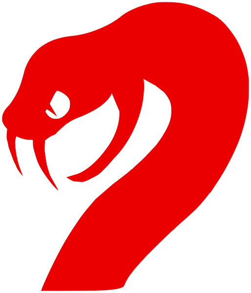 Red Snake Logo - Red Snake Cartoon - Clip Art Library
