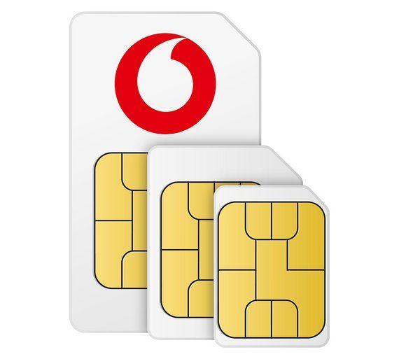3 in 1 Logo - Buy Vodafone 3-in-1 SIM Card | Pay as you go SIM cards | Argos