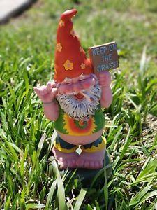 Hippie Smoking Logo - Hippie Gnome Pot Smoking 