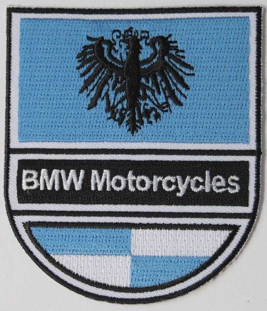 Light Blue Eagle Logo - BMW Motorcycle Patch, Light Blue, Eagle, Bikers, Motorbikes, Iron on ...