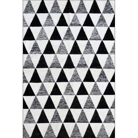 Grey and White Triangle Logo - Buy Triangle Pattern Rugs Online. Triangular Patterned Rug