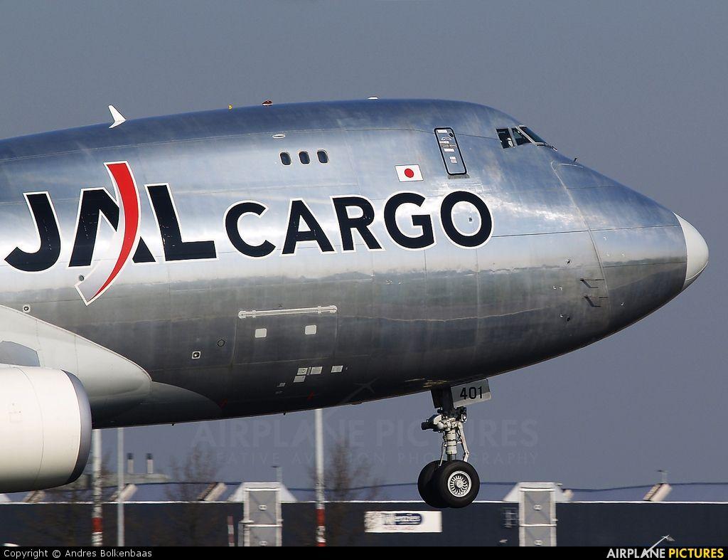 JAL Cargo Logo - JA401J - JAL - Cargo Boeing 747-400F, ERF at Amsterdam - Schiphol ...
