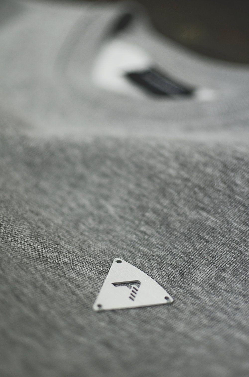 Grey and White Triangle Logo - Grey AF Triangle Jumper S1