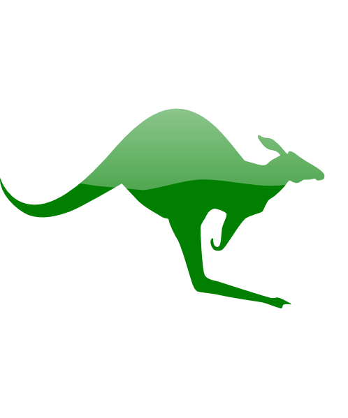 Green Kangaroo Logo - Kangaroo Green Icon Clip Art at Clker.com - vector clip art online ...
