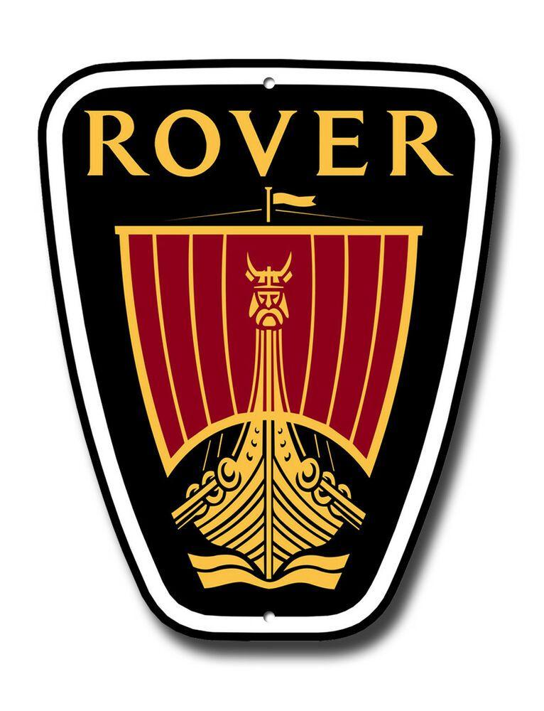 Rover Car Logo - ROVER CAR MARQUE LOGO MACHINE CUT METAL SIGN. SIZE 14