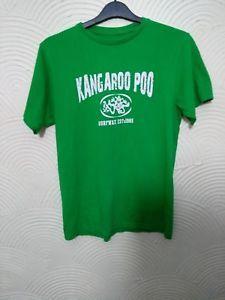 Green Kangaroo Logo - Green Kangaroo Poo T Shirt Size Small KANGAROO POO #A2 | eBay