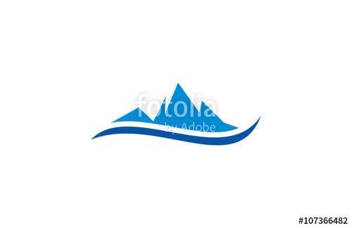 Mountain Wave Logo - mountain wave logo vector