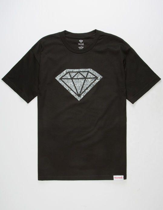 Diamond Supply Co D-Logo Logo - DIAMOND SUPPLY CO. Photo Rock Logo Mens T-Shirt - BLACK - 298295100 ...