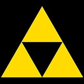 Triangle Game Logo - TRIFORCE TRIANGLE LOGO FROM LEGEND OF ZELDA VIDEO GAME VINYL ...