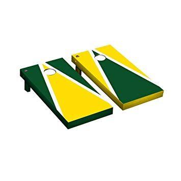 Yellow Green Triangle Logo - Amazon.com : Victory Tailgate Bright Gold & Forest Green Triangle ...