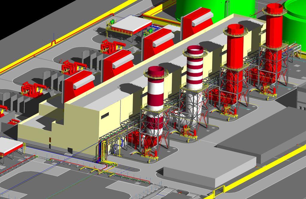 Bim Egypt Logo - Egypt Power Plant - Tekla Global BIM Awards 2011