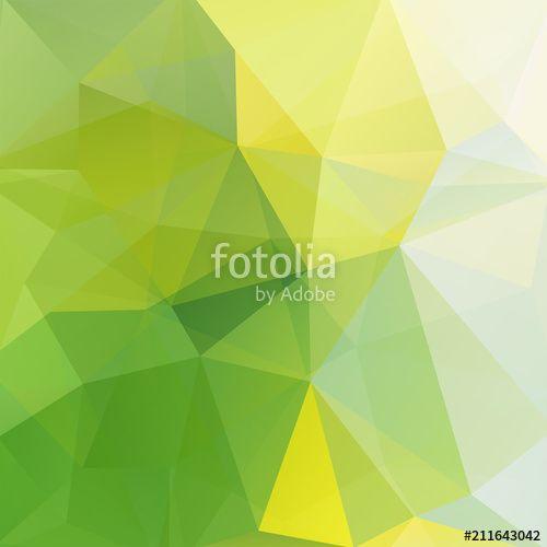 Yellow Green Triangle Logo - Abstract background consisting of yellow, green triangles. Geometric ...